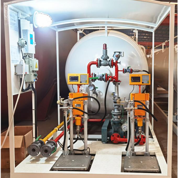 5cbm LPG Cooking Gas Filling Station Explosion Proof Interlocking