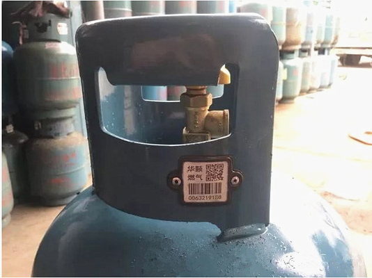 Metal Ceramic Gas Cylinder Tag Tracking With Bar Code Technology