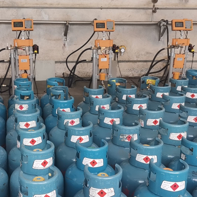 Gas Cylinder LPG Filling Scale Tracking Data 220V 180KGS