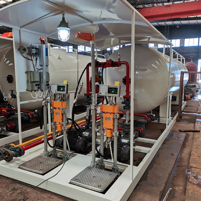 30 Tons Pressure Vessel  20000 Liters LPG Skid Plant