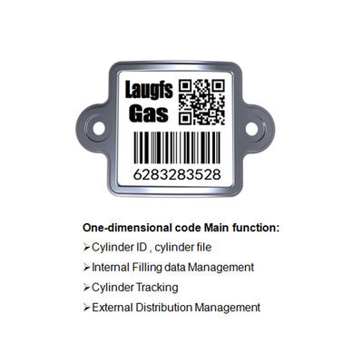 UID QR Barcode 53x40mm Cylinder Tracking Software