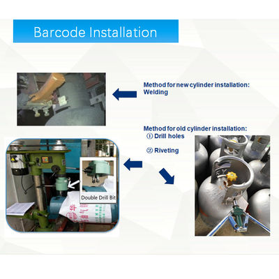 UID Unbreakable Ceramic Anti UV LPG Gas Tracking