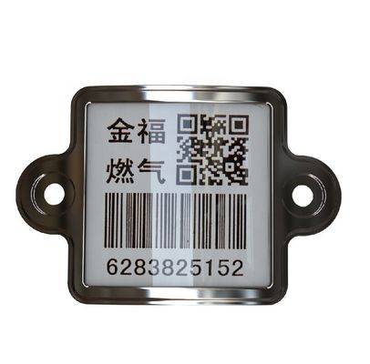 Cylinder Barcode Tag high tempreture 800℃ resistance Anti-UV for Tracking LPG Cylinder