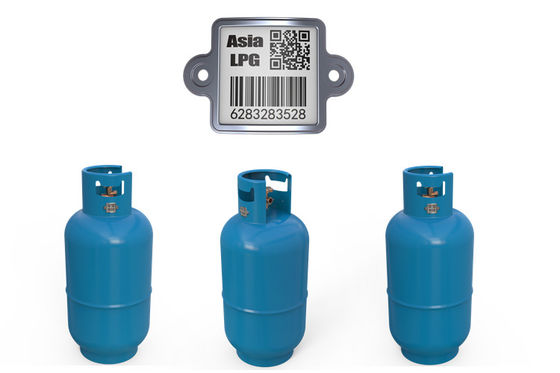 Cylinder Barcode Tag For Household LPG Cylinder Durable For At Least 20 Years