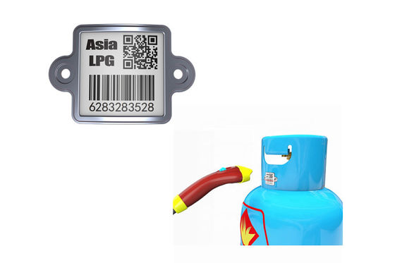 Ceramic And Stainless Steel Barcode Label Tag Asset Tracking and Management System