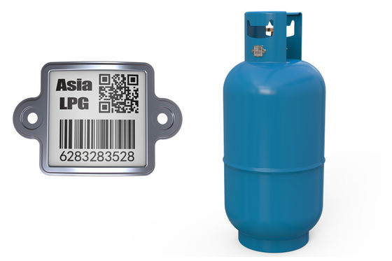 Ceramic And Stainless Steel Barcode Label Tag Asset Tracking and Management System