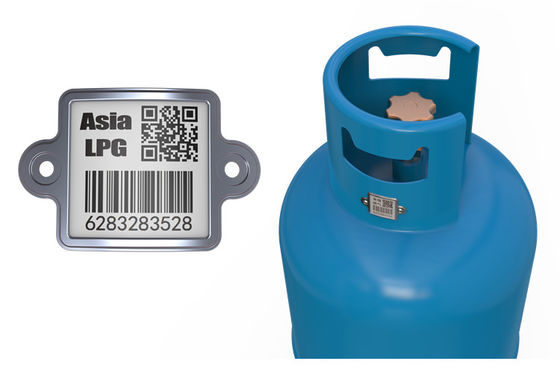  Digital Identification Metal Ceramic Composite Scratch Resistance Gas Bottle Tags