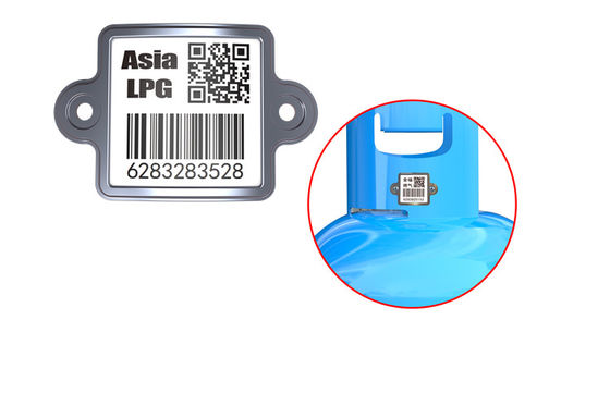 Unbreakable Outdoors Cylinder Tracking LPG Barcode And QR Code