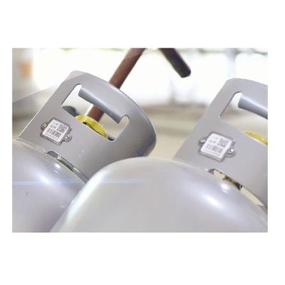 Permanent Barcode LPG Cylinder Metal Label 1 Second Scan Durable 20 Years Outside