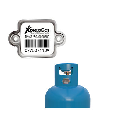 Xiangkang Special Material Uv Protection QR Scan Cylinder Barcode Applied For Liquefied Gas