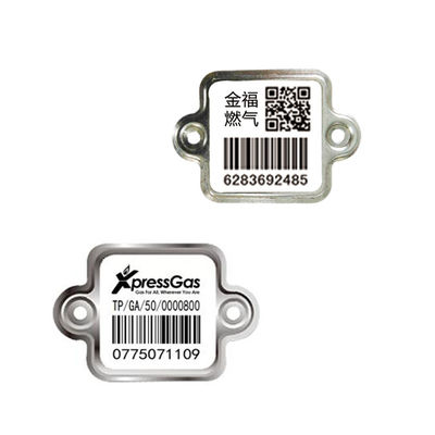  LPG Cylinder Bar Code Tag QR Code Simply Scanning By PDA or Mobile