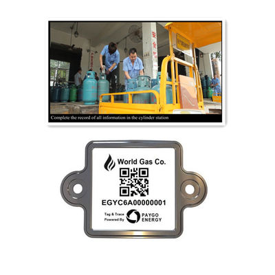  LPG Cylinder Bar Code Tag QR Code Simply Scanning By PDA or Mobile