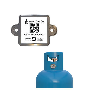  LPG Cylinder Bar Code Tag QR Code Simply Scanning By PDA or Mobile