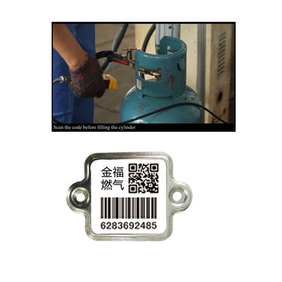 Xiangkang LPG Cylinder Bar Code Label Digital Indentity Simply Scanning By PDA or Mobile