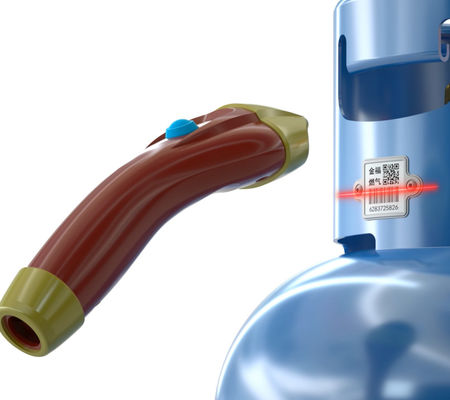  Cylinder Bar Code Label High Temperature Resistance 1900F For Managing LPG Cylinders