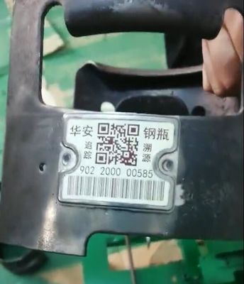 1900F Lpg Cylinder Barcode High Temperature Resistance