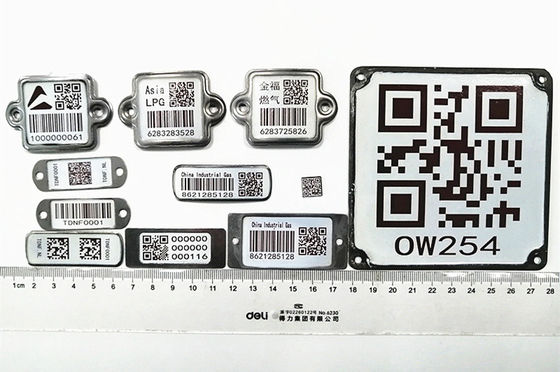 Scratch Resistance Metal Ceramic LPG Cylinder Barcode
