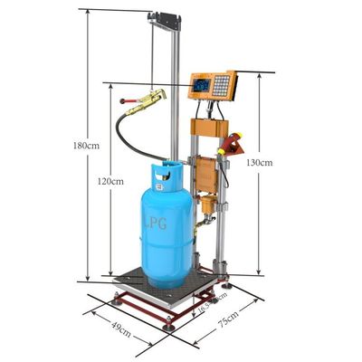 Chain Type Electronic LPG Cylinder Filling Scale 50G Division