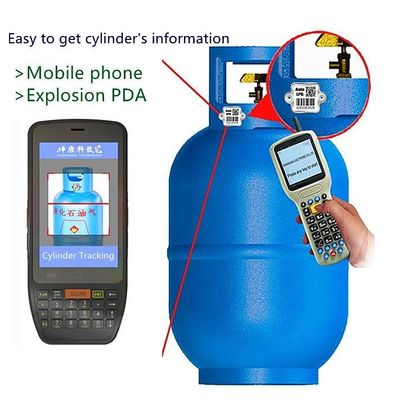 Heat Resistant LPG Cylinder Tracking Barcode Anti Scratch