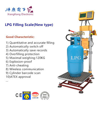 Wireless Transfer Lpg Gas Refilling Machine 180Kg Weighing
