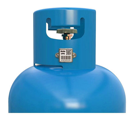 Metal Ceramic Tags LPG Cylinder Tracking 800 Degree Resistance UV Protection
