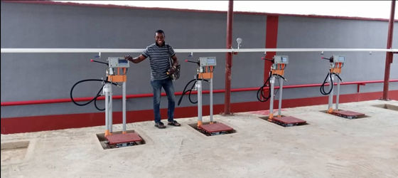 Explosion Proof LPG Gas Cylinder Filling Machine Wireless Data Transfer