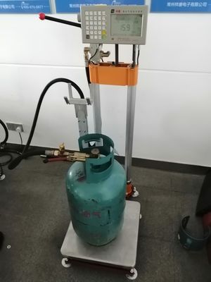 180kg Weighing Propane Gas Lpg Filling Scale Barcode Scanning