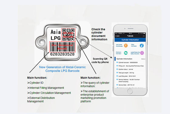 LPG Cylinder Tracking System Barcode Scanning Technology Cloud Database