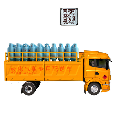 Square Permanent Metal Barcode Label 100x100mm For Tracking Delivery Vehicle