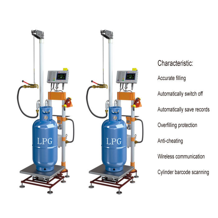 Gas Stations 90kg ATEX Cylinder Filling Scale