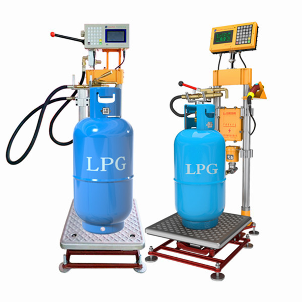 ATEX Explosion Proof LPG Gas cylinder filling machines 50g Division